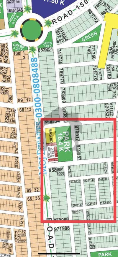 10 Marla Plot Near Park And Commercial