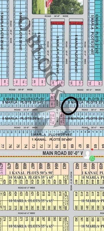 193 O 5 Marla plot for sale prime loaction