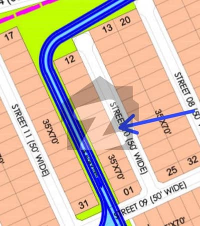 10 Marla Plot For Sale Bahria Enclave