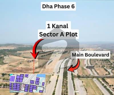 1 Kanal Corner Plot For Sale, DHA Phase 6 Sector A , Plot # 27, Street 31 1 Kanal Corner Plot For Sale, DHA Phase 6 Sector A , Plot # 27, Street 31