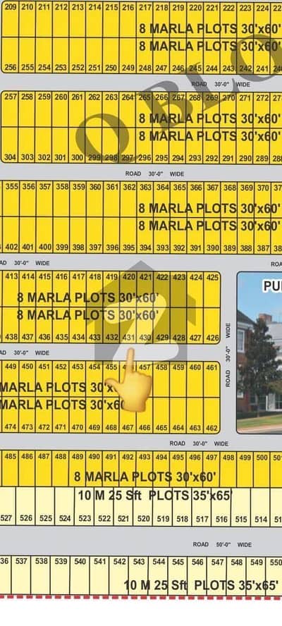431 Q 8 Marla plot available for sale 431 Q 8 Marla plot available for sale