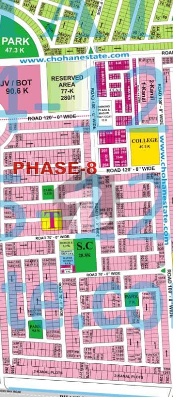 ڈی ایچ اے فیز 8 - بلاک ٹی فیز 8,ڈیفنس (ڈی ایچ اے),لاہور میں 2 کنال رہائشی پلاٹ 11.0 کروڑ میں برائے فروخت۔