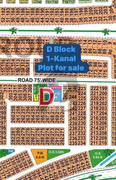 D Block 1-Kanal Hot Location Plot For Sale All Dues Clear lda city Lahore D Block 1-Kanal Hot Location Plot For Sale All Dues Clear lda city Lahore