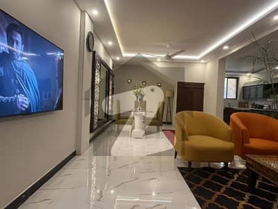 F-10 Prime Ground Portion Fully Furnished 2 Bed Apartment With Servant Quarters