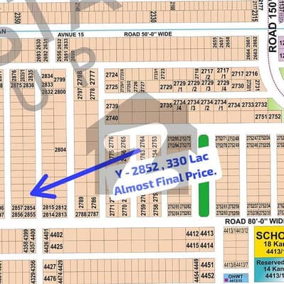 Surrounding Houses Sial Estate Offers . Y - 2852 . Top Location Plot For Sale . Direct Approach From 150Ft Road. Meeting Possible