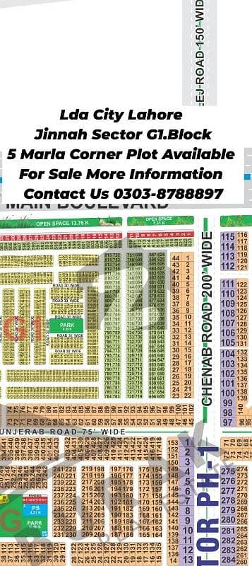G1 Block 5 Marla Corner Plot Available Best Investment Opportunity