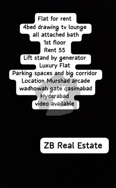 ودھو واہ روڈ قاسم آباد,حیدر آباد میں 8 مرلہ فلیٹ 55.0 ہزار میں کرایہ پر دستیاب ہے۔