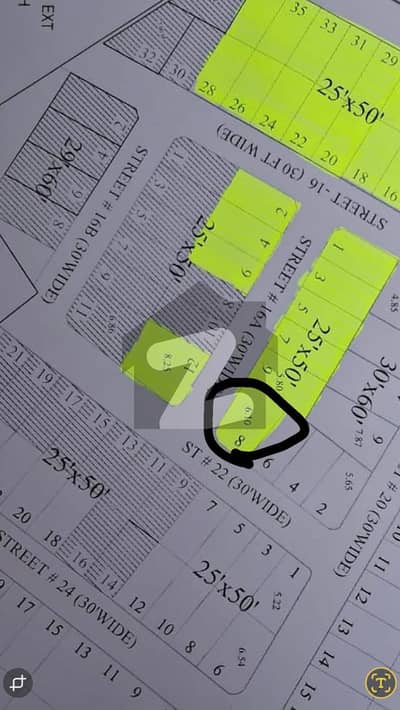 نیو سٹی- بلاک ای نیو سٹی,واہ میں 6 مرلہ رہائشی پلاٹ 58.0 لاکھ میں برائے فروخت۔