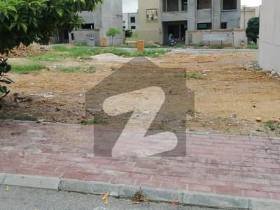Precinct 12 LEVEL PLOT on park street with allotment available for sale in BAHRIA TOWN KARACHI