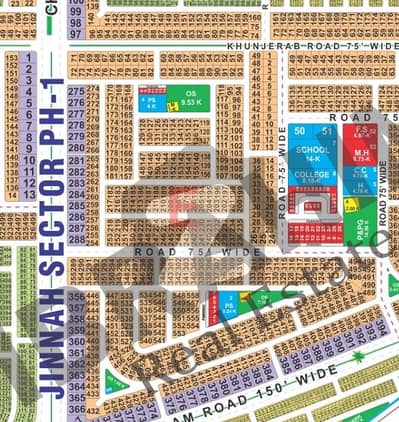 E block 1 kanal plot for sale