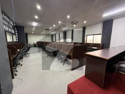 Fully Furnished Office For Rent Area 6000 SQ FT Office Available For Rent Real Pictures In Barkat Market Garden town Lahore