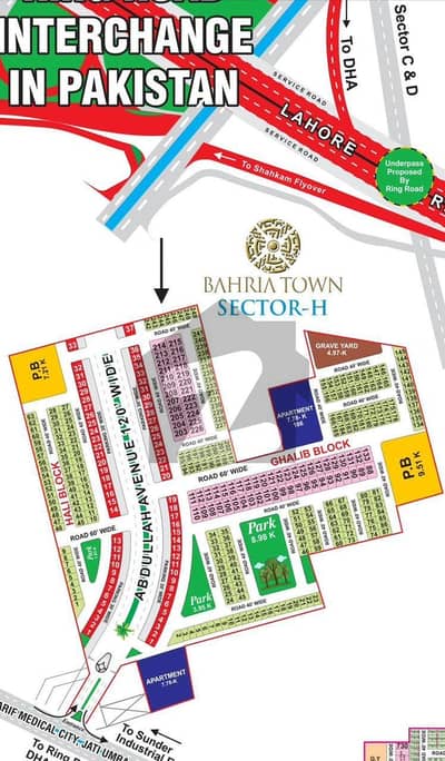 Sector H ghalib block plot # 140 investor price deal