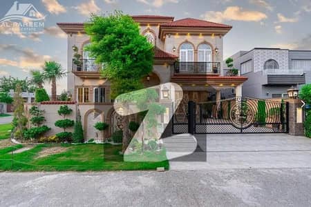 EYE CATCHING 22 MARLA FAISAL RASOOL SPANISH DESIGN CORNER SUPER STYLISH LUXURY VILLA FOR SALE IN DHA PHASE 7 NEAR TO RAYA.