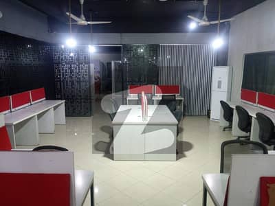 One kanal Floor available for Rent Location Johar Town Lahore