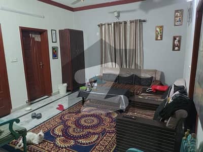 10 Marla 1.5 story house for sale corner 2 gates 6 Marla constructed and 4 Marla lawn area water and electric city available