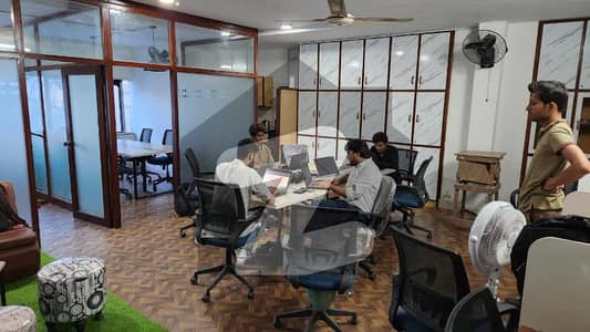 1000 Sq Ft Semi Furnished Office Is Available At Main Shahra E Faisal 24/7 Building