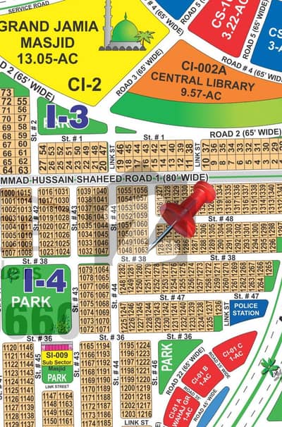 I- CORNER OUTCLASS LOCATION POSSESSION PLOT FOR SALE