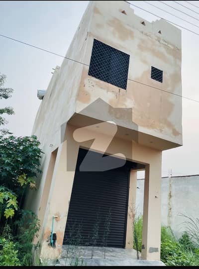 2 Shops And 1 Bedroom Flat For Sale  2 Marla 56 Foot  Best For Hosiery Sportswear Unit , Small Factory