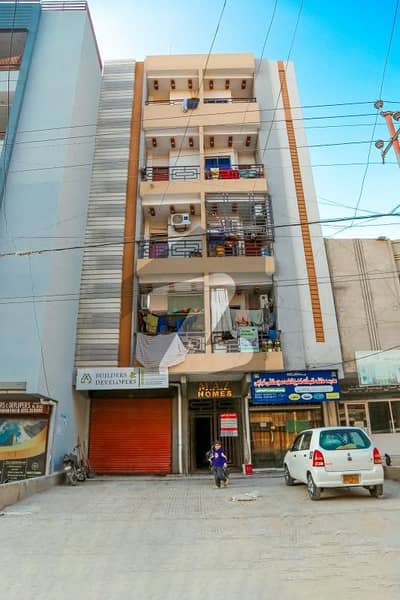 Brand New Flat Of 2 Bedroom And Lounge On 3 Floor Available For Sale. . Bank Finance Possible Completion Certificate Available