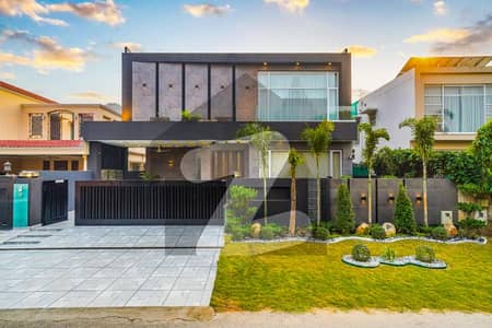 1 KANAL ULTRA MODERN DESIGN FULL BASEMENT SAMI FURNISHED WITH LIFT BEAUTIFUL DOUBLE HEIGHT BUNGALOW FOR SALE IN DHA PHASE 6