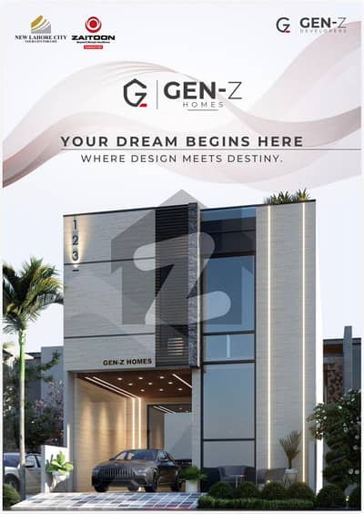 A 5 Marla House for Sale on Just 15 Lac Booking and Easy 4-Year Installments in New Lahore City.