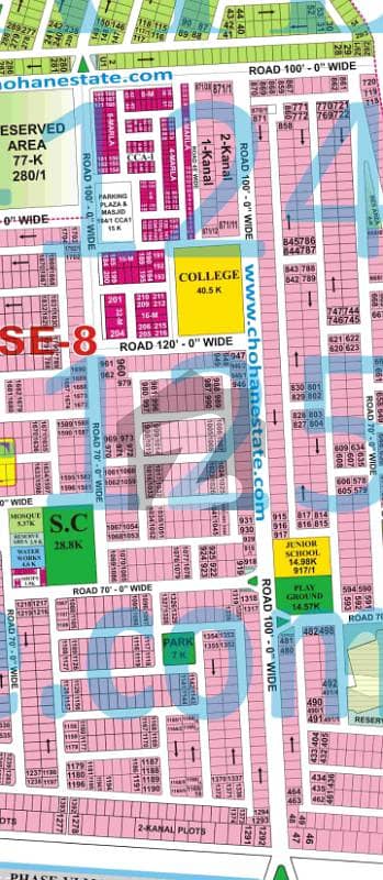 ڈی ایچ اے فیز 8 - بلاک ٹی فیز 8,ڈیفنس (ڈی ایچ اے),لاہور میں 1 کنال رہائشی پلاٹ 4.9 کروڑ میں برائے فروخت۔