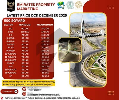 ڈی ایچ اے سٹی سیکٹر 6 ڈی ایچ اے سٹی کراچی,کراچی میں 1 کنال رہائشی پلاٹ 1.02 کروڑ میں برائے فروخت۔ ڈی ایچ اے سٹی سیکٹر 6 ڈی ایچ اے سٹی کراچی,کراچی میں 1 کنال رہائشی پلاٹ 1.02 کروڑ میں برائے فروخت۔