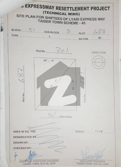 Taser Town, Scheme 45, Sector 51-D, Two Plots For Sale