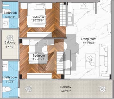 Looking For A Flat In Lahore - Booking from 20% - just Rs 2,635,000