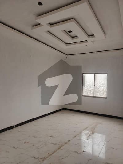 3 Bed DD Brand New Flat Prime Location Boundary Wall Society!