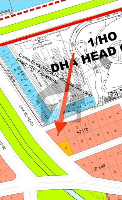 Plot no 22. Link Road 1/ Street 2. Sector F. DHA 5