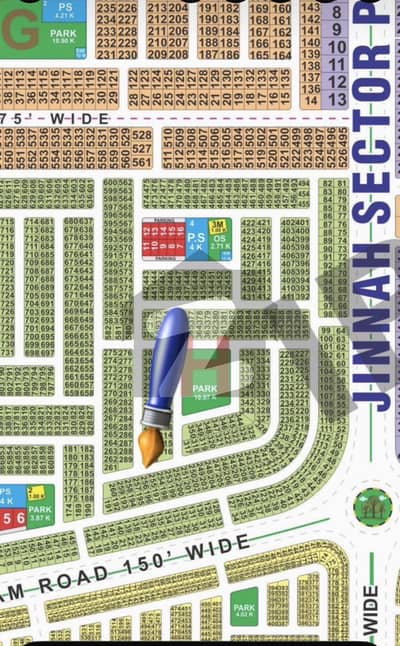 H block 10 Marla plot near to pine avenue road available for sale