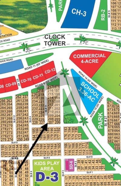 ڈی ایچ اے فیز 1 ۔ سیکٹر ڈی ڈی ایچ اے فیز 1,ڈی ایچ اے ڈیفینس,ملتان میں 1 کنال رہائشی پلاٹ 85.0 لاکھ میں برائے فروخت۔