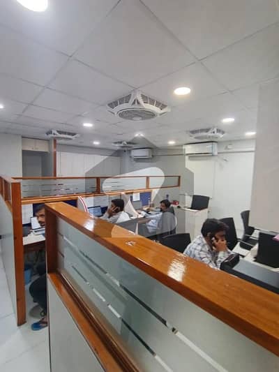 FURNISHED OFFICE IS AVAILABLE ON THE RENT INTHE COMMERCIAL BUILDING AT SHAHRE E FAISAL