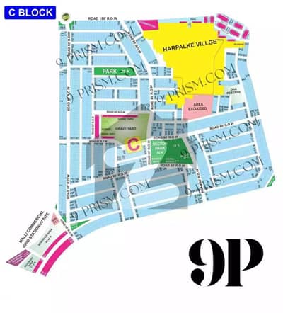 ڈی ایچ اے فیز9 پریزم - بلاک سی ڈی ایچ اے فیز9 پریزم,ڈی ایچ اے ڈیفینس,لاہور میں 1 کنال رہائشی پلاٹ 1.9 کروڑ میں برائے فروخت۔
