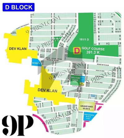 1-kanal plot near golf course