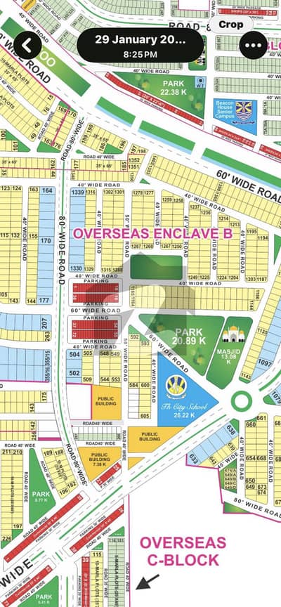 بحریہ ٹاؤن - اوورسیزبی بحریہ ٹاؤن اوورسیز انکلیو,بحریہ ٹاؤن,لاہور میں 10 مرلہ رہائشی پلاٹ 1.61 کروڑ میں برائے فروخت۔