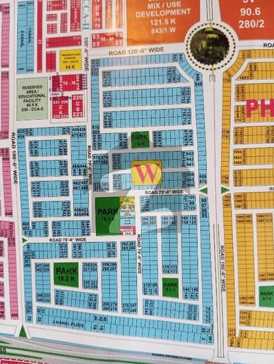 2-Kanal Plot Available For Sale In W Block Easy Approach From 70 Ft Road And Walking Distance From Park And Main Road. Direct Deal With Owner.
