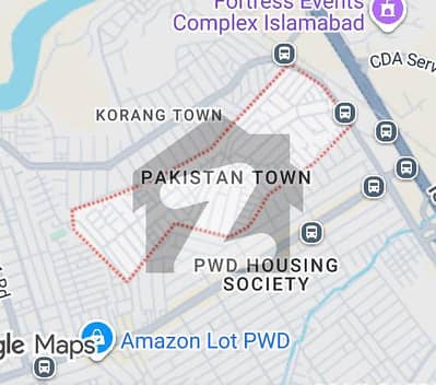 PLOT FOR SALE | 1 KANAL | PAKISTAN TOWN | ISLAMABAD | BEAUTIFUL LOCATION | 3 SIDE OPEN