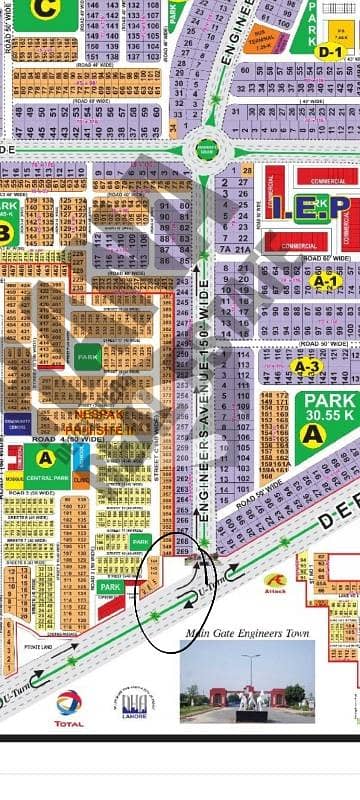 Facing Main Defence Road Near IEP Town Society