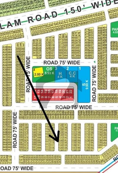 J block 5 marla plot on carpet road plot available