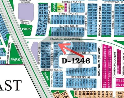 DHA Bahawalpur D-1246 Corner+80Ft Road