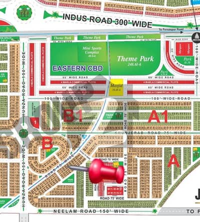A Block 1 kanal plot for Sale on 75Ft Road good Location Reasonable price possession soon