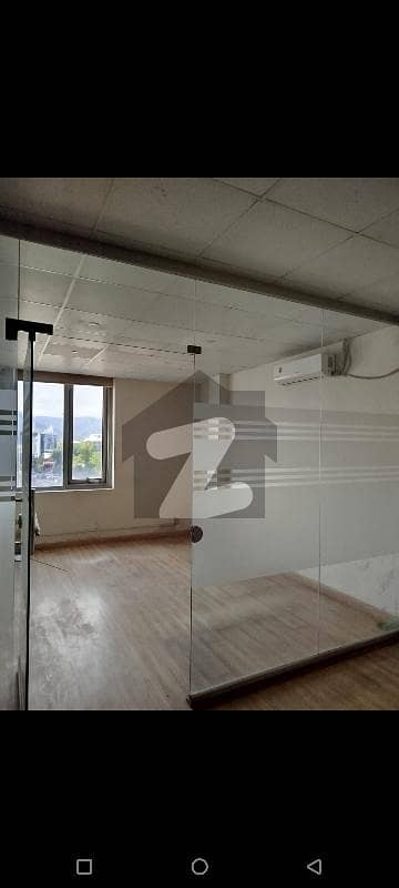 Property connect offers! 800sqft 2nd floor for rent in F-11 markaz- glass partition installed