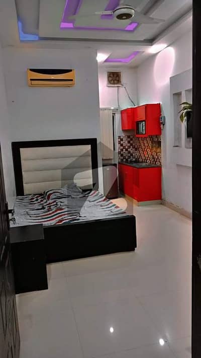 1 BED FURNISHED STUDIO APARTMENT FOR RENT IN ALLAMA IQBAL TOWN