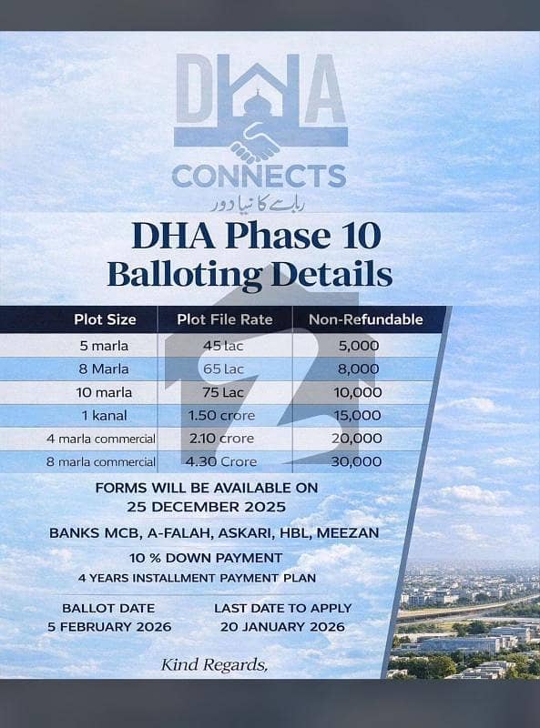 DHA PHASE 10 PLOT FILES AVAILABLE ON EASY INSTALLMENT DHA PHASE 10 PLOT FILES AVAILABLE ON EASY INSTALLMENT