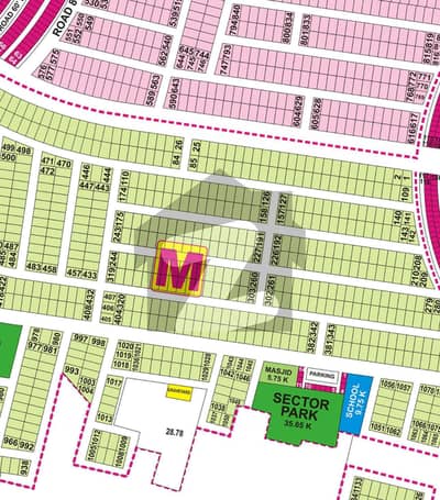 ڈی ایچ اے فیز9 پریزم - بلاک ایم ڈی ایچ اے فیز9 پریزم,ڈی ایچ اے ڈیفینس,لاہور میں 1 کنال رہائشی پلاٹ 2.35 کروڑ میں برائے فروخت۔