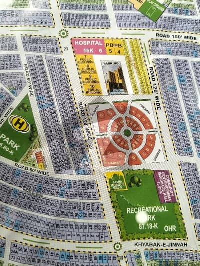 4 Kanal Commercial Land For Sale In Lda Evenue 1 Man 150ft Road Corner