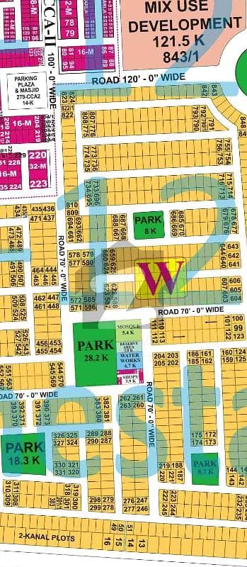 ڈی ایچ اے فیز 8 - بلاک ڈبلیو فیز 8,ڈیفنس (ڈی ایچ اے),لاہور میں 1 کنال رہائشی پلاٹ 6.15 کروڑ میں برائے فروخت۔