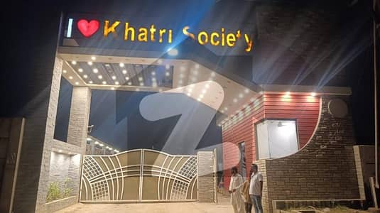 120 Yards Plot Available For Sale Transfer West Open East Open Khatri Society Near Jamali Pull